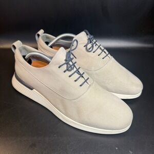 Wolf and Shepherd Derby 10M Gray Suede Leather Oxfords Casual Dress Shoes‎